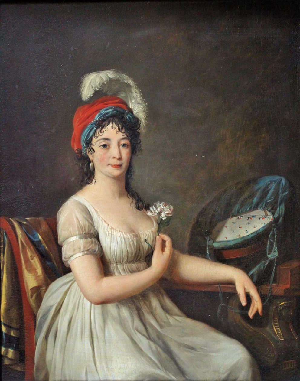 Marie-Rose Aimée Tassin de Villiers (1793-1865), żona Tassina de Moncourt autorstwa Jean Francois Garneray
