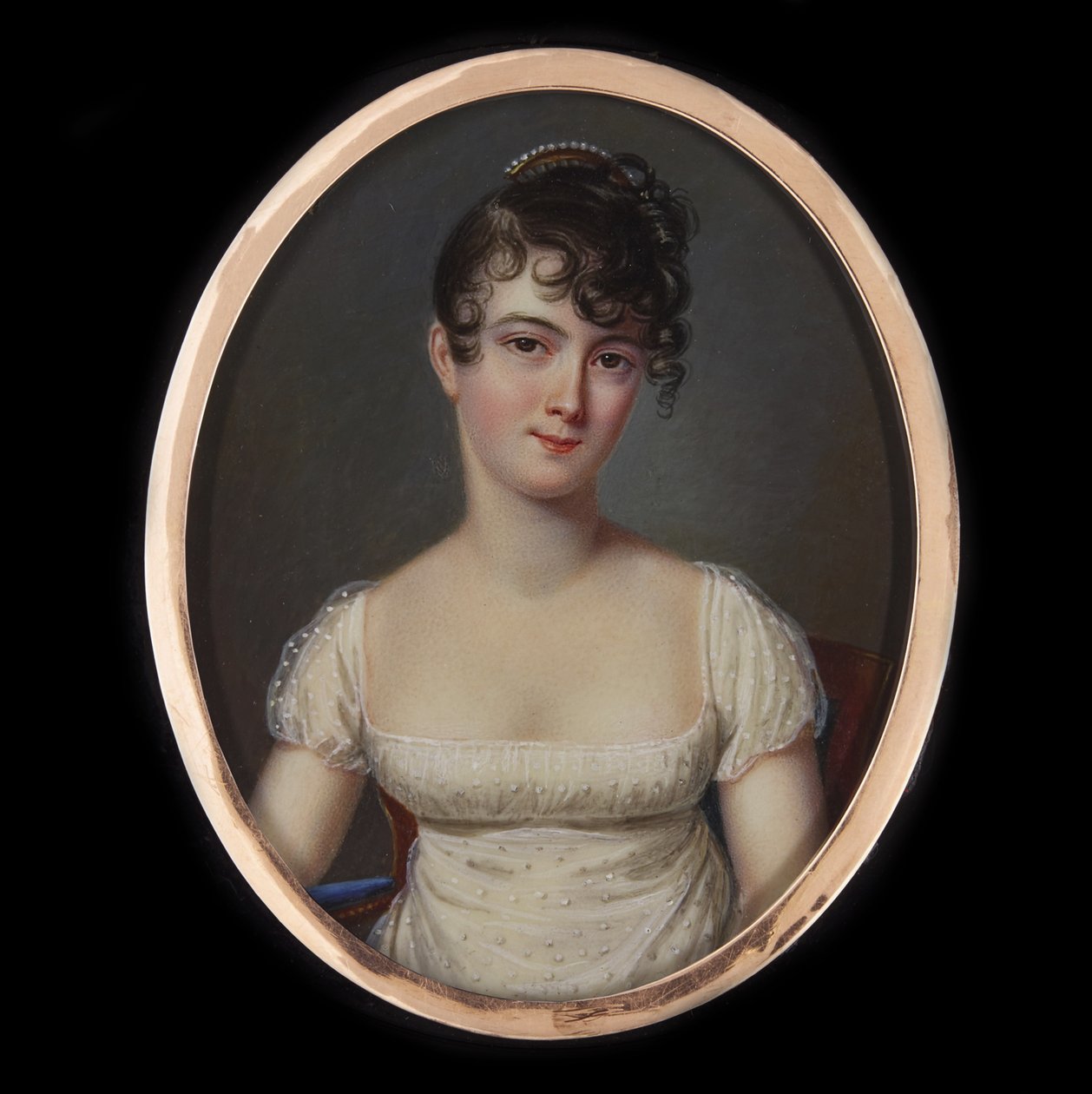 Portret Madame Récamier, ur. Julie Bernard 1777-1849, ok. 1805 r. autorstwa Jean François Gérard Fontallard