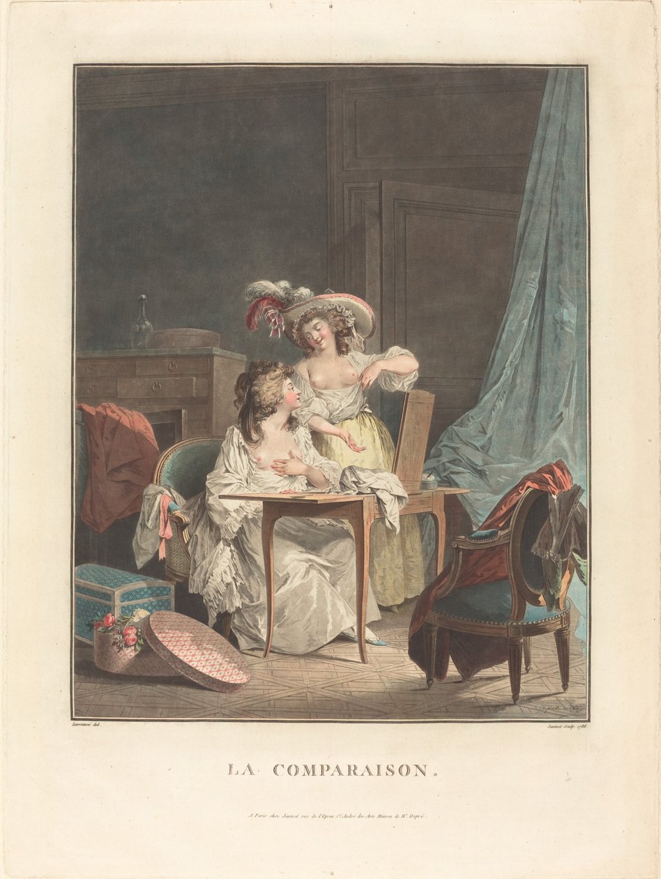 Porównanie autorstwa Jean François Janinet after Nicolas Lavreince