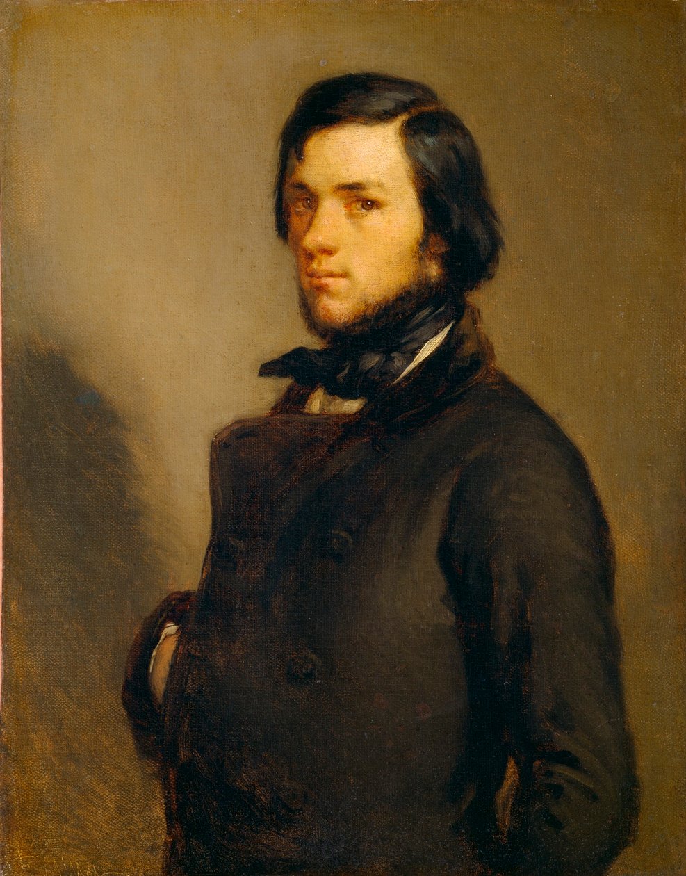 Portret mężczyzny autorstwa Jean Francois Millet