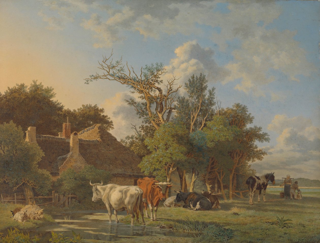 Krajobraz autorstwa Jean François Valois