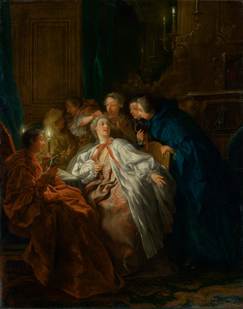 Przed balem, 1735 autorstwa Jean François de Troy