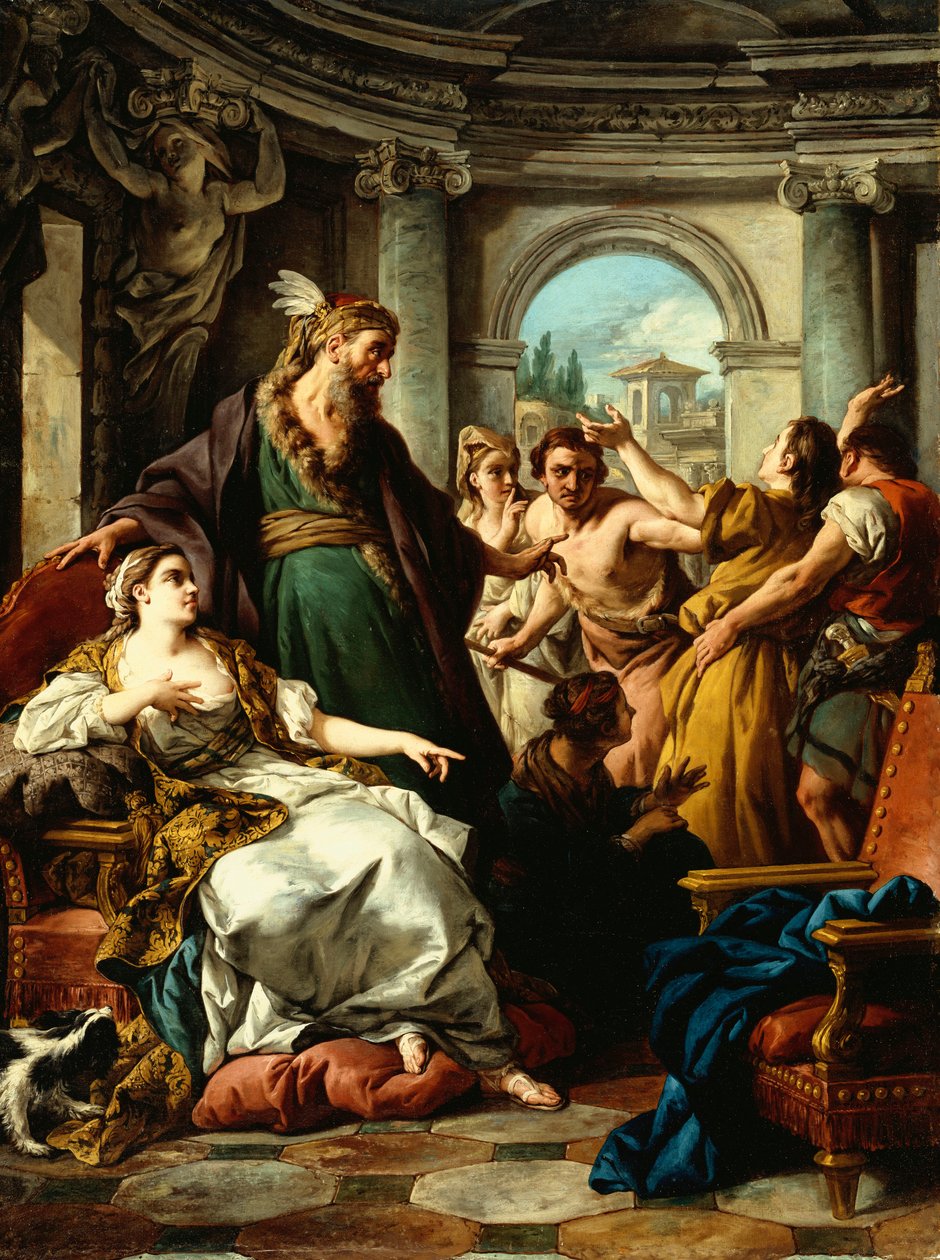 Józef oskarżony przez żonę Potyfara, 1745 autorstwa Jean François de Troy