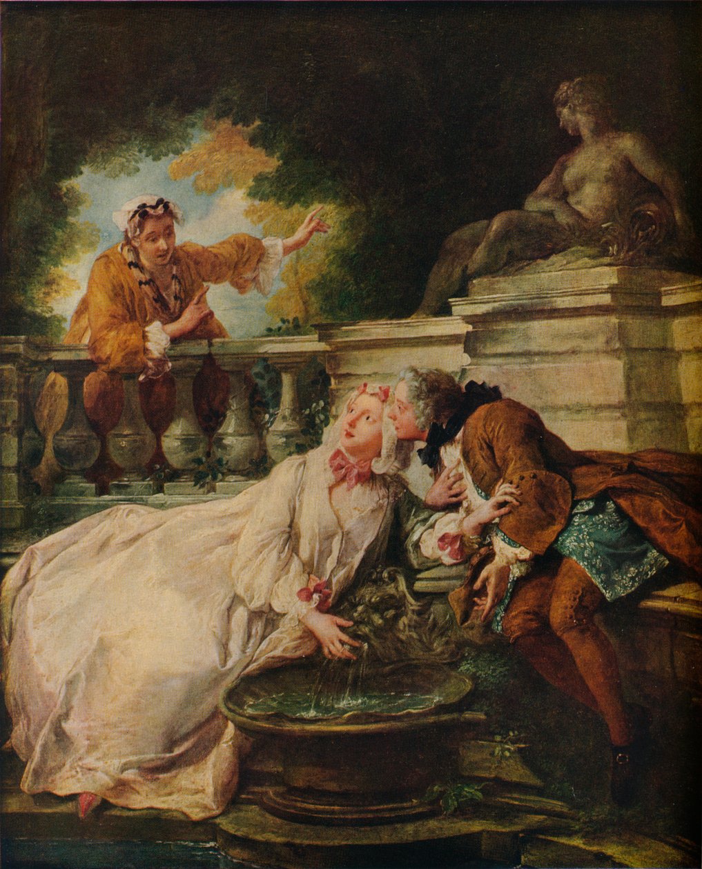 Alarm, wierna guwernantka, 1723 autorstwa Jean François de Troy