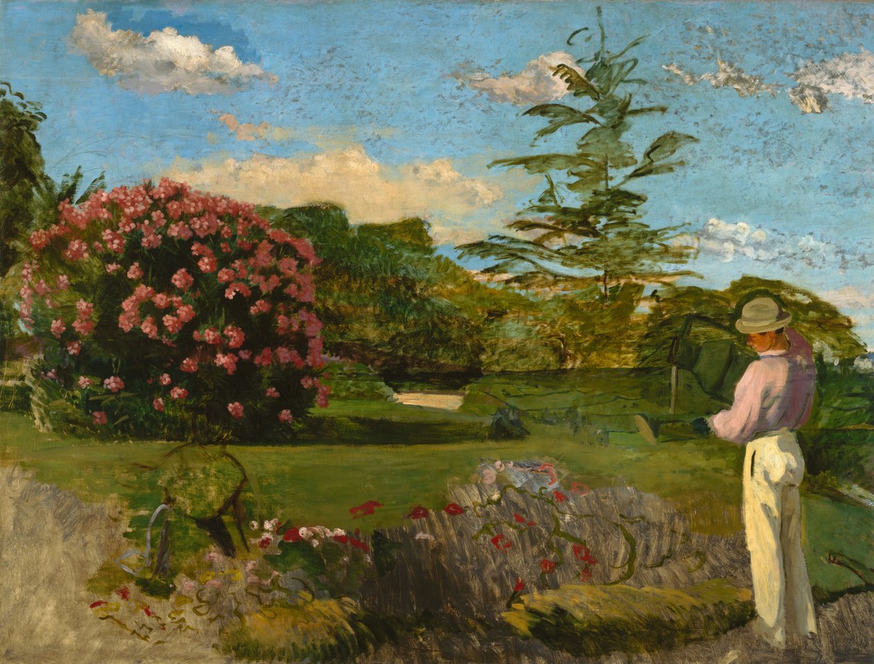 Mały ogrodnik, ok. 1866-67 autorstwa Jean Frederic Bazille