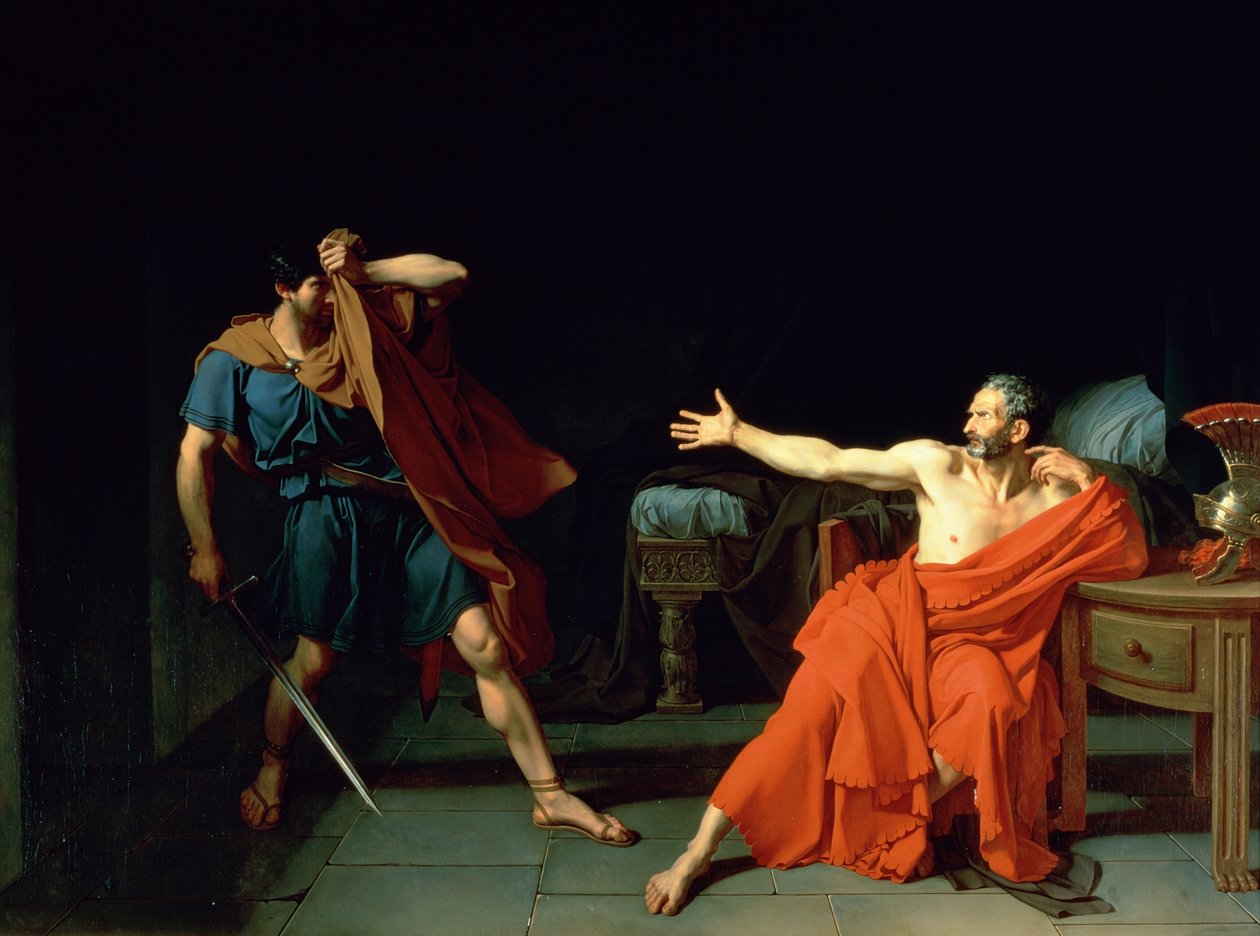 Francuski: Marius prisonnier à Minturnes Mariusz w Minturnae autorstwa Jean Germain Drouais