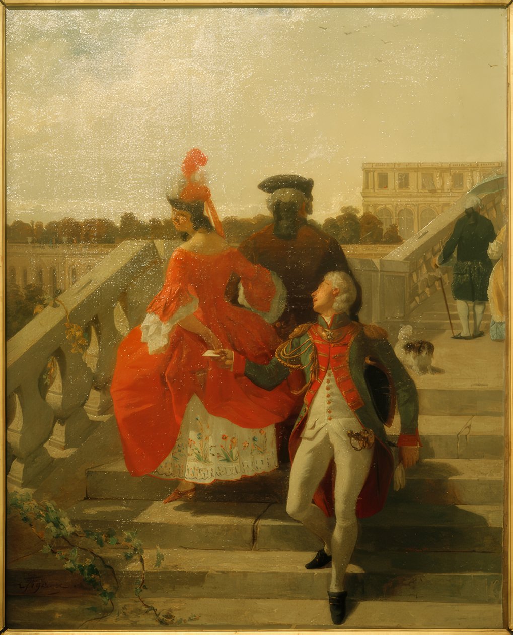 Saint-Lambert u. dHoudetot autorstwa Jean Francois Gigoux
