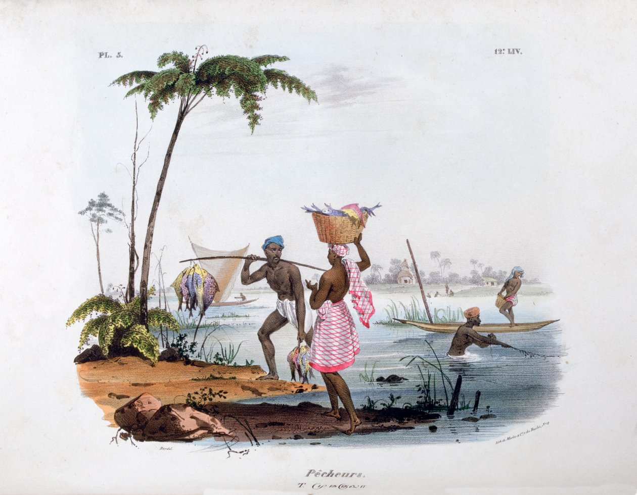 Rybak, 1828 autorstwa Jean Henri Marlet