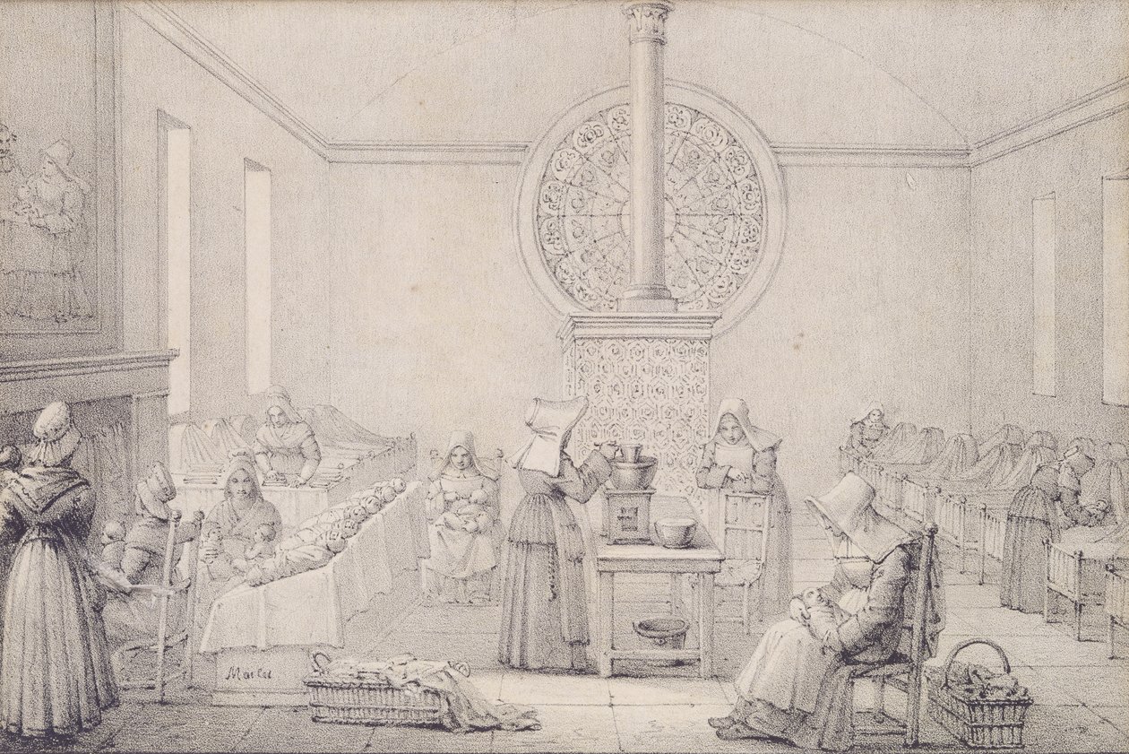 Żłobek Założycielski autorstwa Jean Henri Marlet