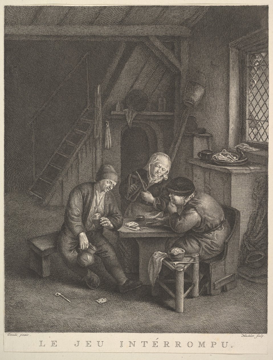 Przerwana gra Przerwana gra, 1730-68. autorstwa Jean Heudelot