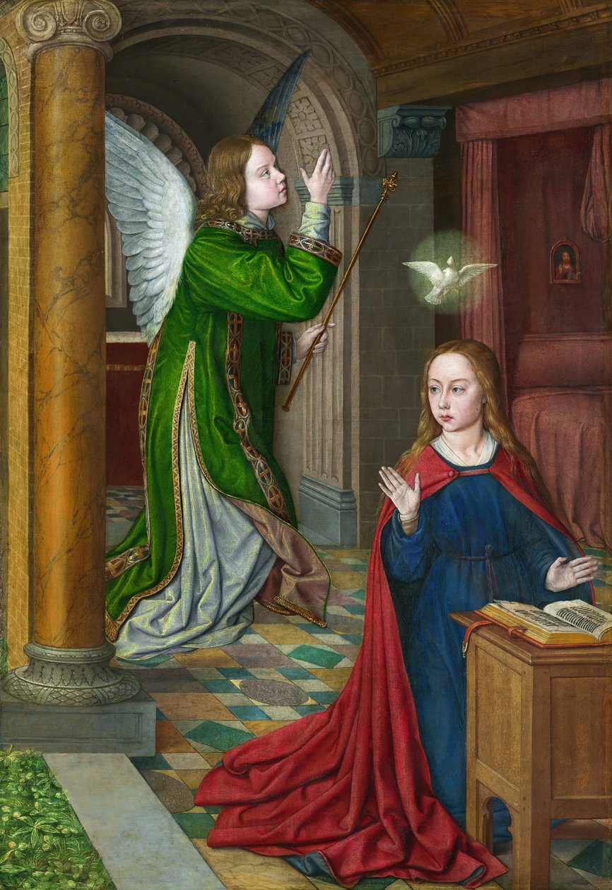 Zwiastowanie, 149095. autorstwa Jean Hey