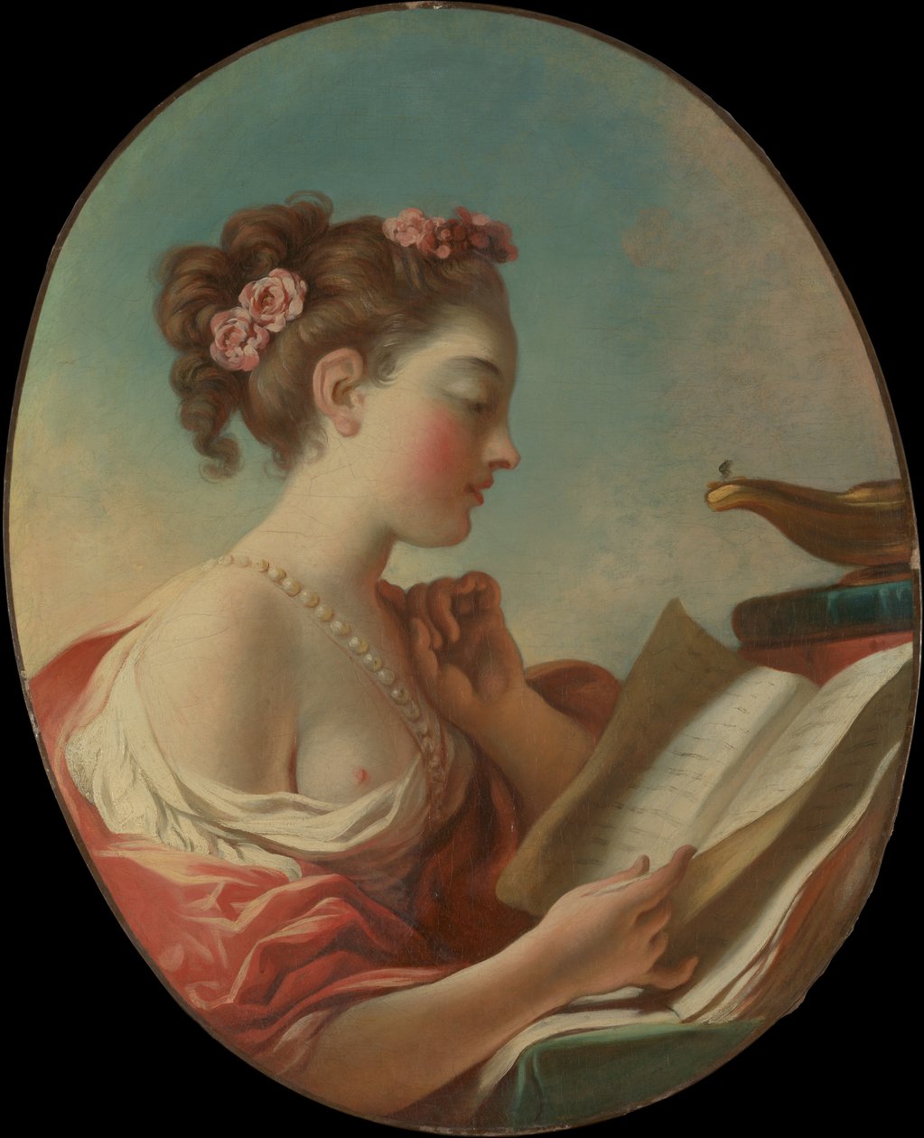 Fragonard - Alegoria czujności, ok. 1772 r. autorstwa Jean Honore Fragonard
