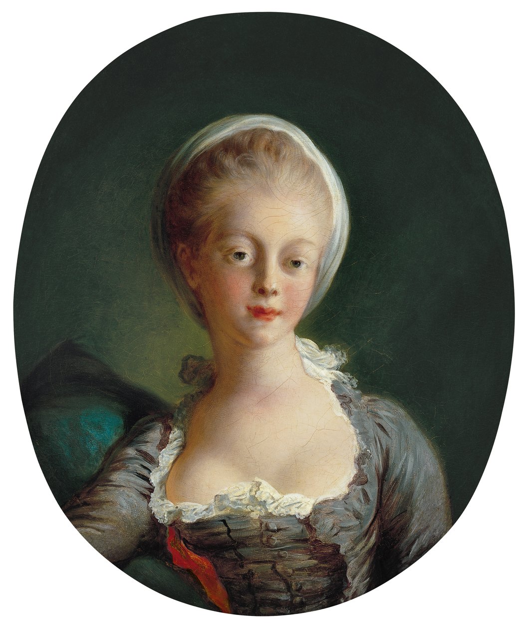 Fragonard - Portret młodej damy, ok. 1770 - 1772 r. autorstwa Jean Honore Fragonard