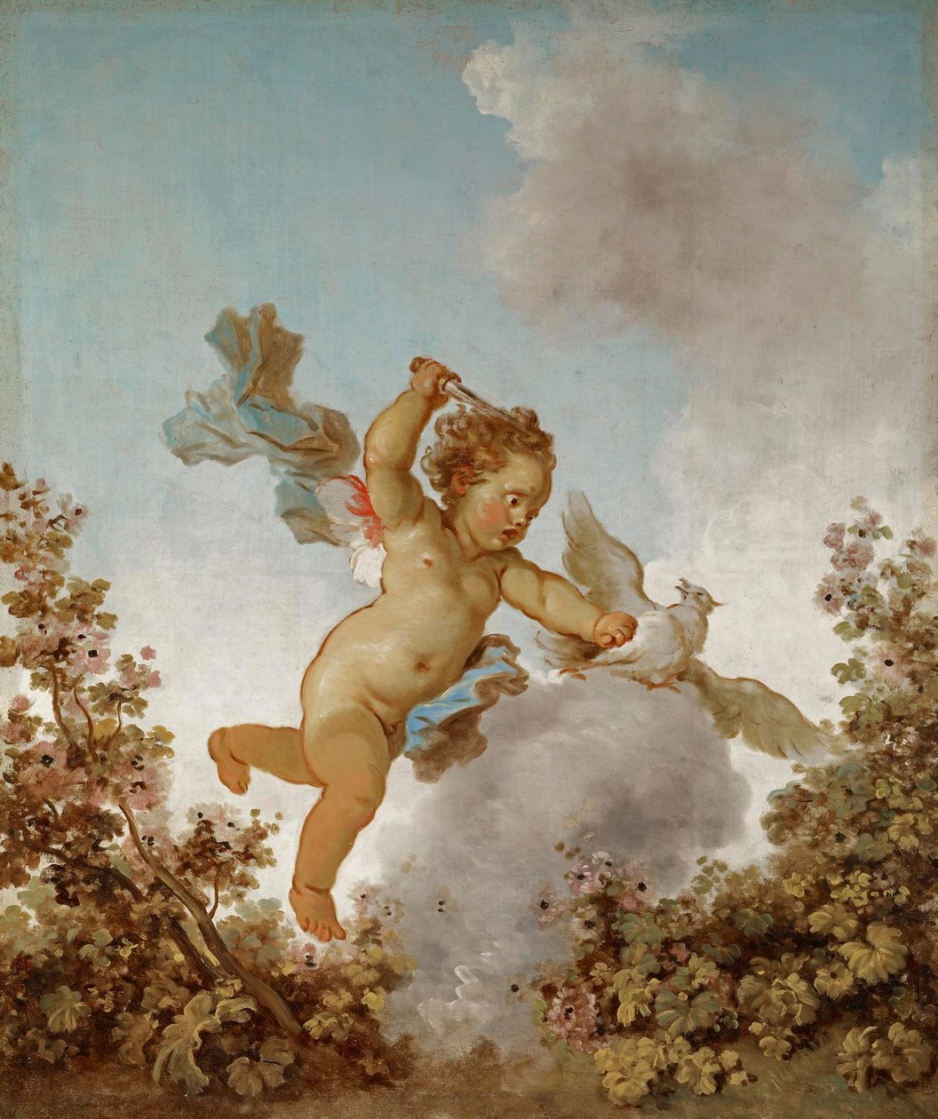 Fragonard - Postęp miłości Miłość mściciel, 1790-91 autorstwa Jean Honore Fragonard