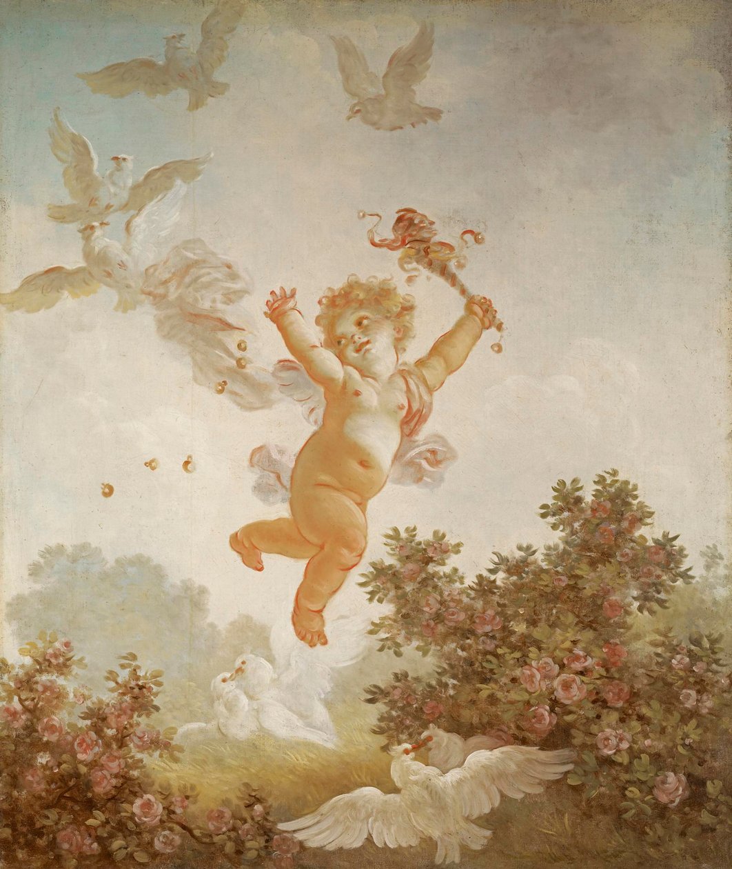 Fragonard - Postęp miłości, Miłość błazna, 1790-91 autorstwa Jean Honore Fragonard