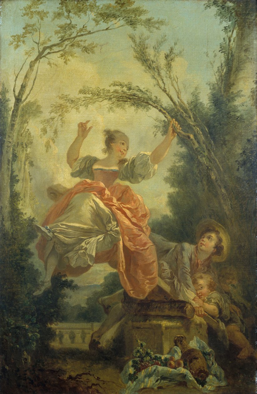 Francuski: La bascule autorstwa Jean Honore Fragonard