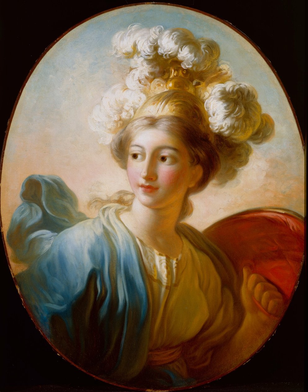 Bogini Minerwa autorstwa Jean Honore Fragonard