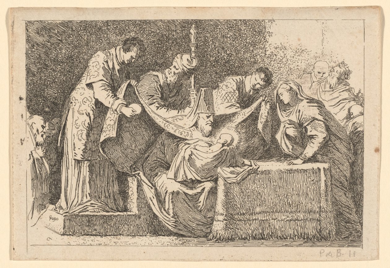 Obrzezanie autorstwa Jean Honoré Fragonard after Jacopo Tintoretto