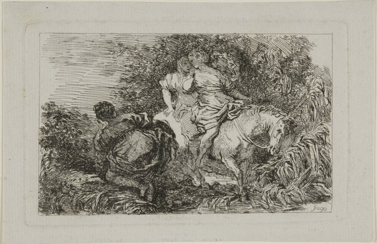 Cloelia i jej towarzysze autorstwa Jean Honore Fragonard