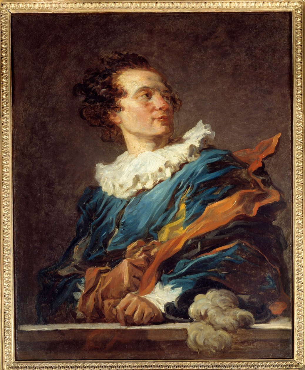 Figura fantasy: portret opata Richarda de Saint-Non (lub Saint-Non) (1727-1791), mecenasa, intelektualisty i humanisty Siecle des Lumieres Malarstwo Jean Honore Fragonard (1732-1806) Słońce. 0,8x0,65 m - Figura fantazyjna: portret opata Richarda de autorstwa Jean Honore Fragonard