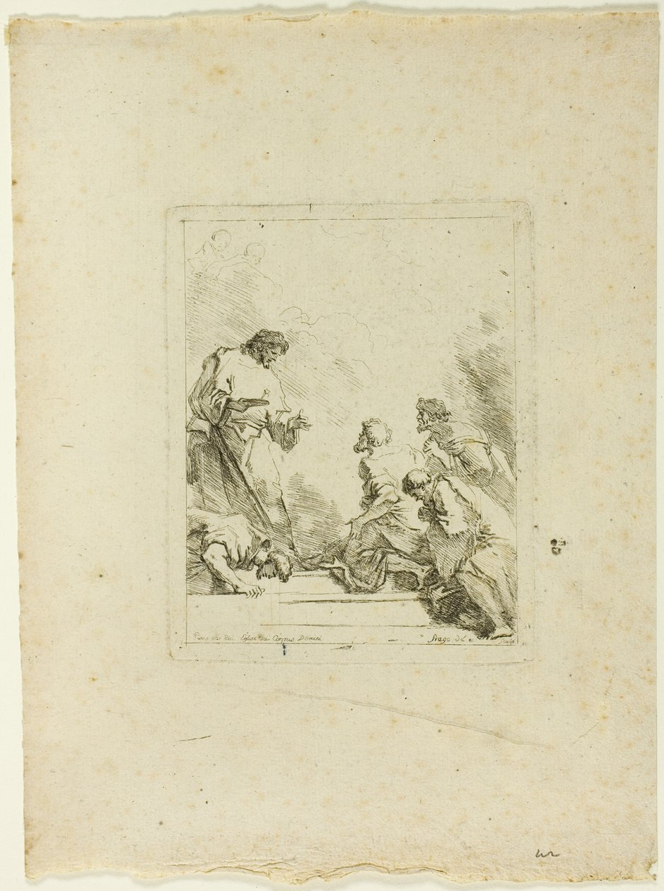 Instytucja Eucharystii autorstwa Jean Honore Fragonard