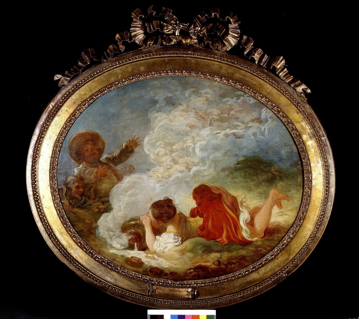 Le Pot au lait autorstwa Fragonarda, sd. 18 wiek. autorstwa Jean-Honore Fragonard