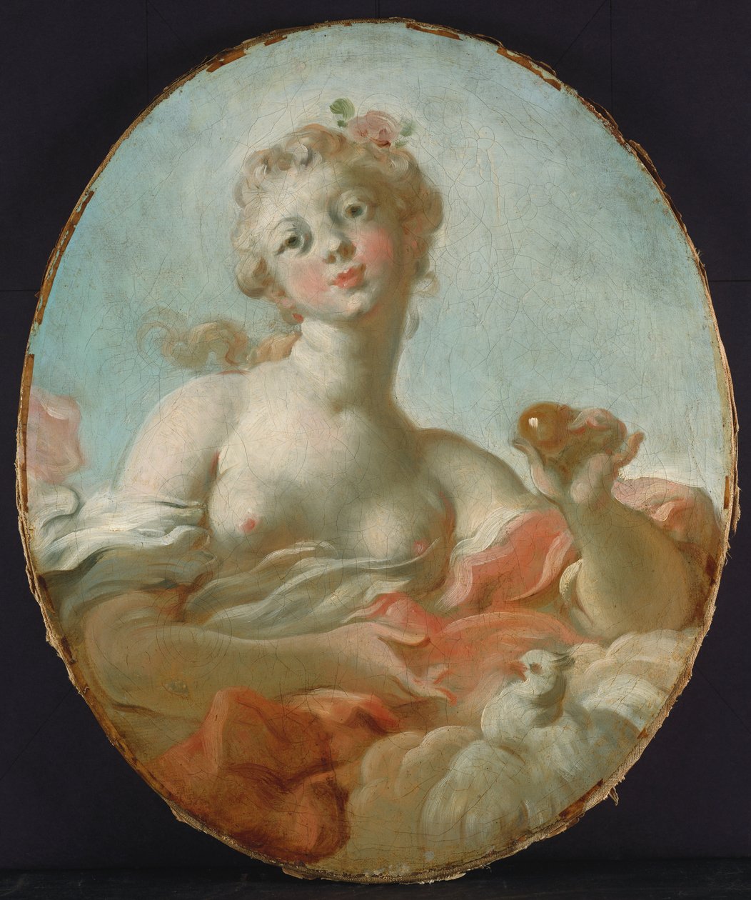Panna Marie-Catherine Colombe jako Wenus autorstwa Jean Honore Fragonard