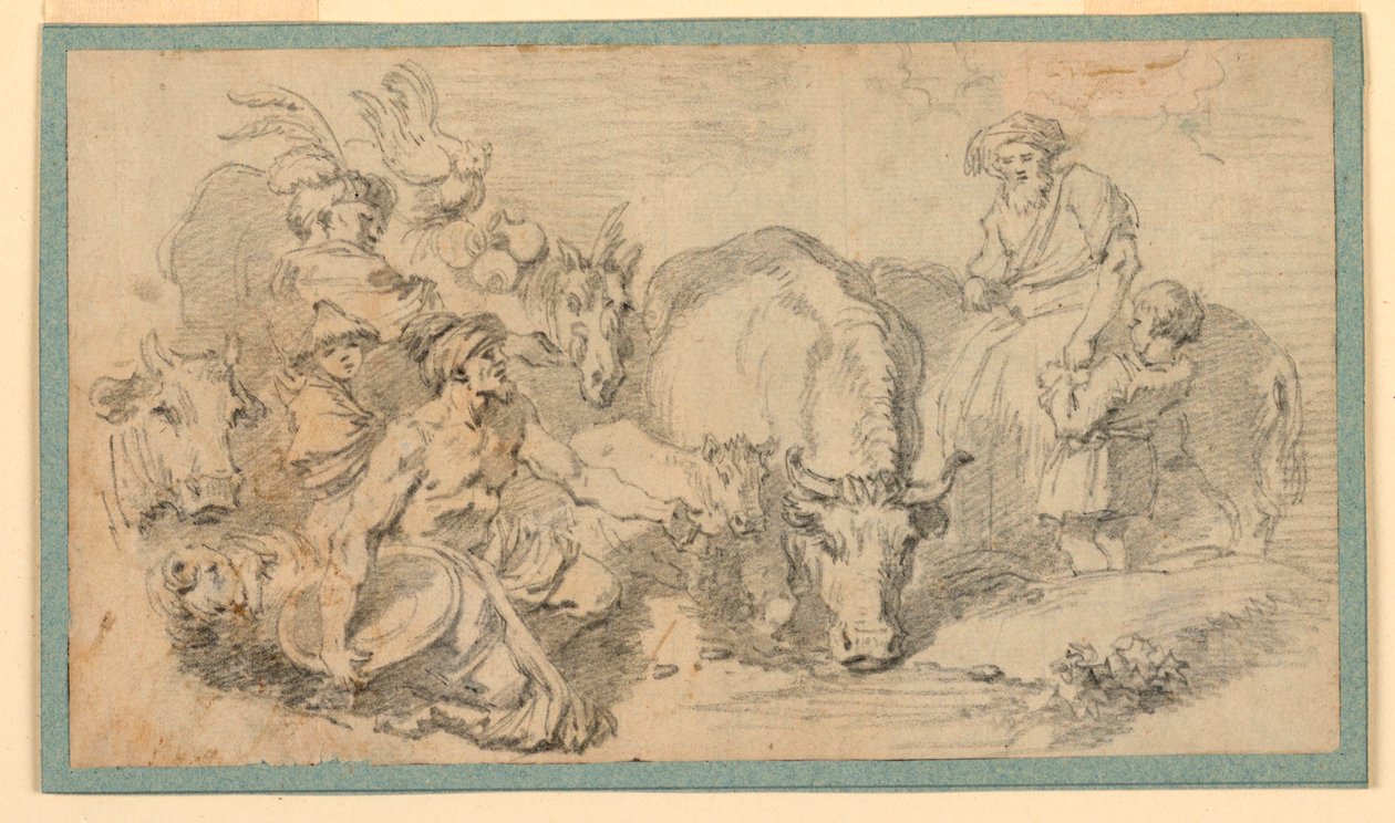 Scena orientalna autorstwa Jean-Honore Fragonard