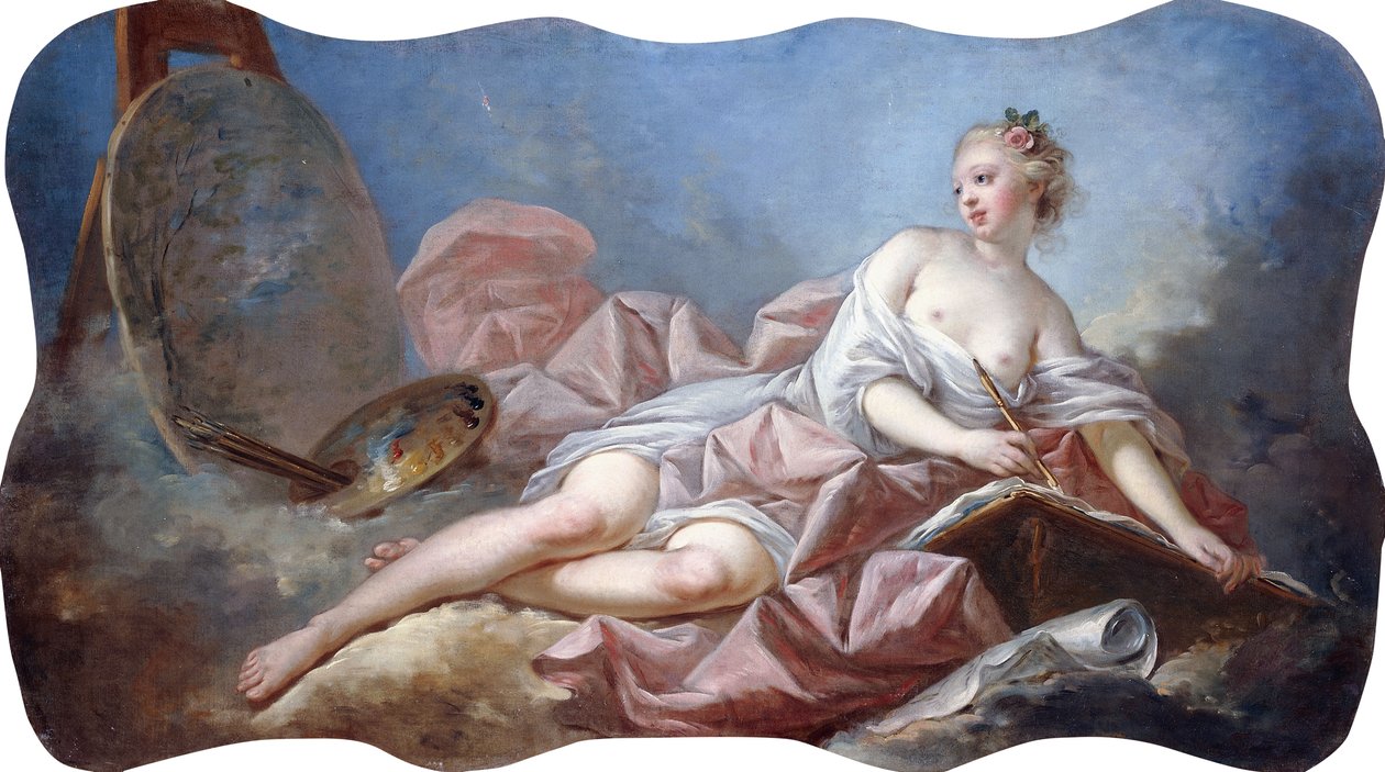 Personifikacja Malarstwa, autorstwa Jean Honore Fragonard
