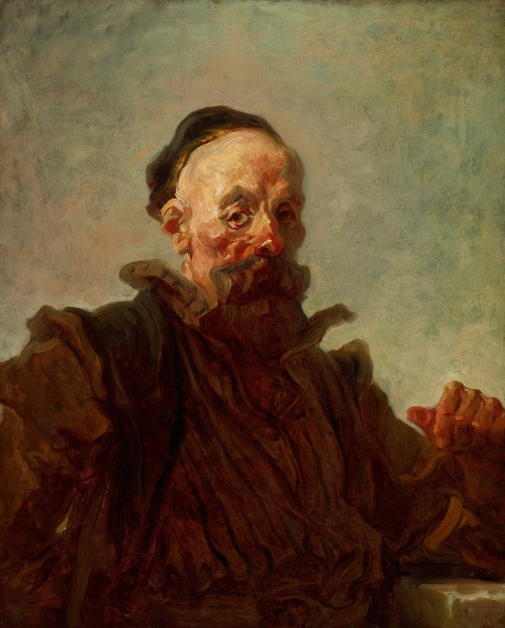 Portret mężczyzny w kostiumie, 176870. autorstwa Jean Honore Fragonard