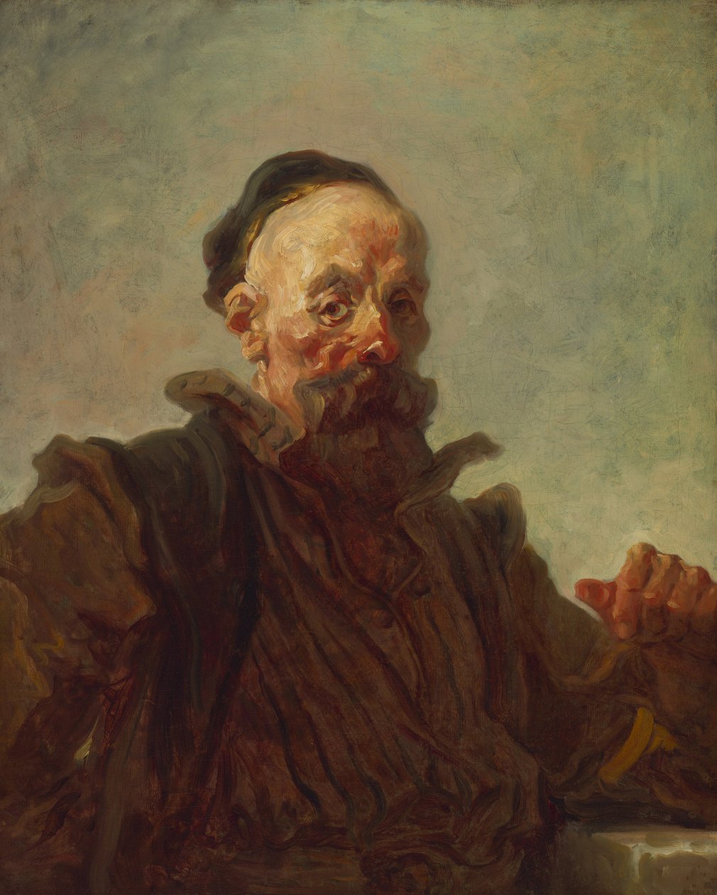 Portret mężczyzny w stroju hiszpańskim, 1768-70 autorstwa Jean Honore Fragonard