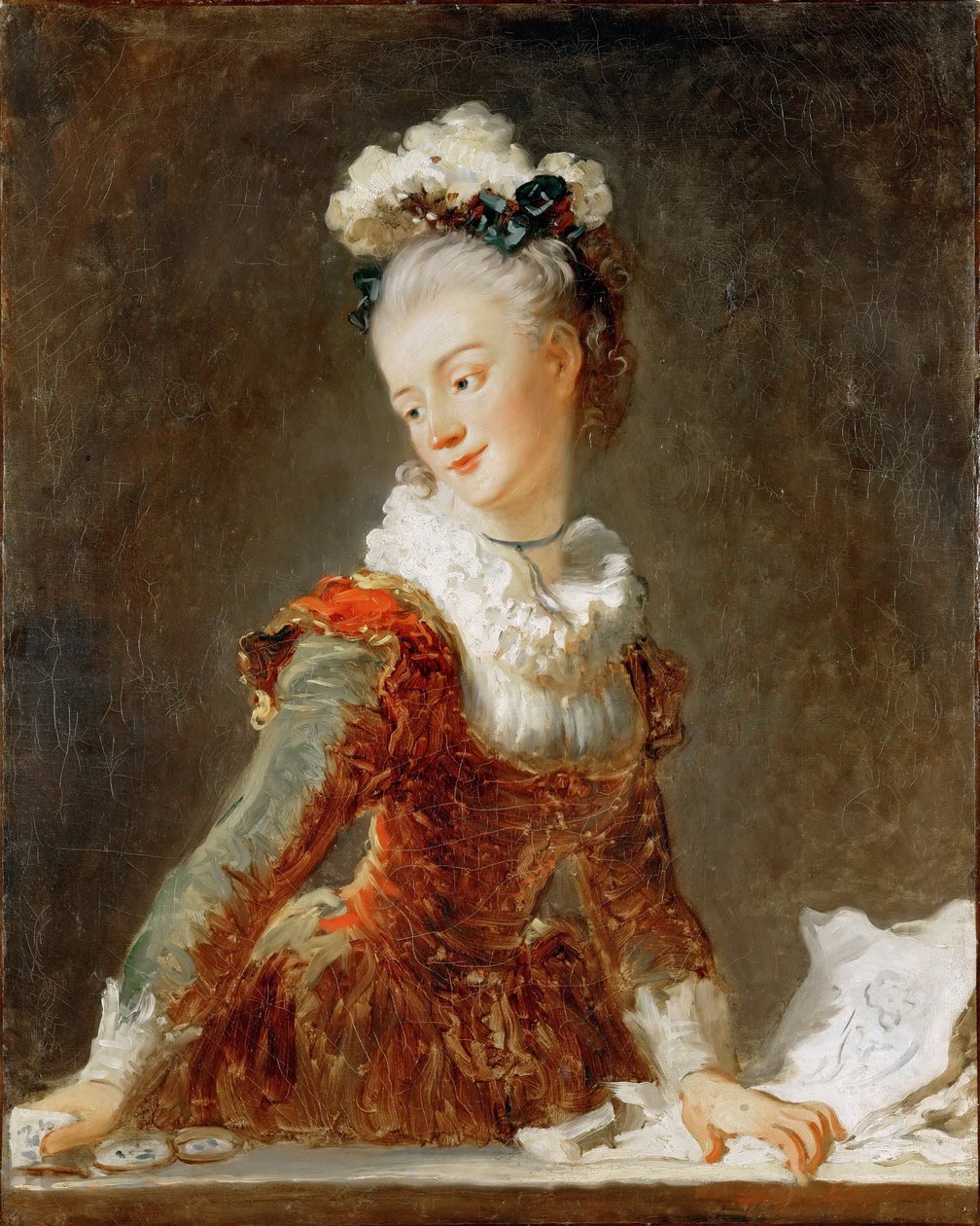 Portret baletnicy Marie-Madeleine Guimard 1743-1816 autorstwa Jean Honore Fragonard
