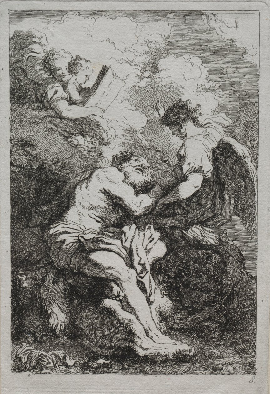 Święty Hieronim autorstwa Jean Honore Fragonard