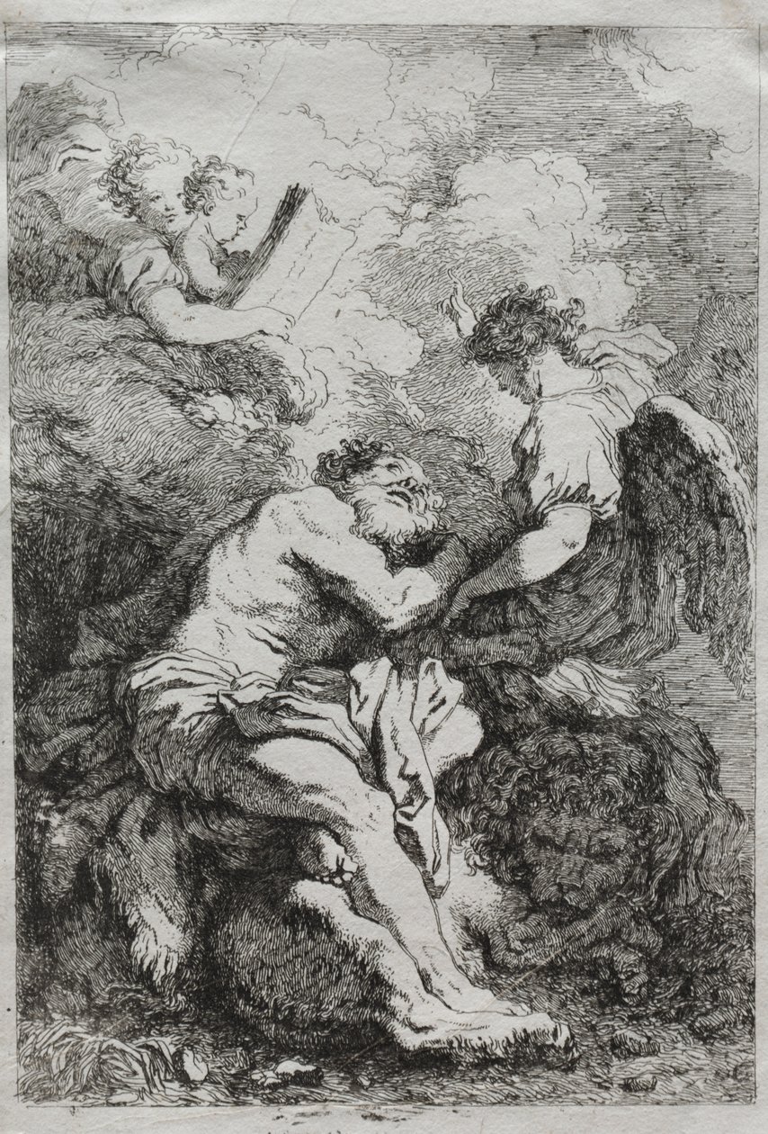 Święty Hieronim autorstwa Jean Honore Fragonard