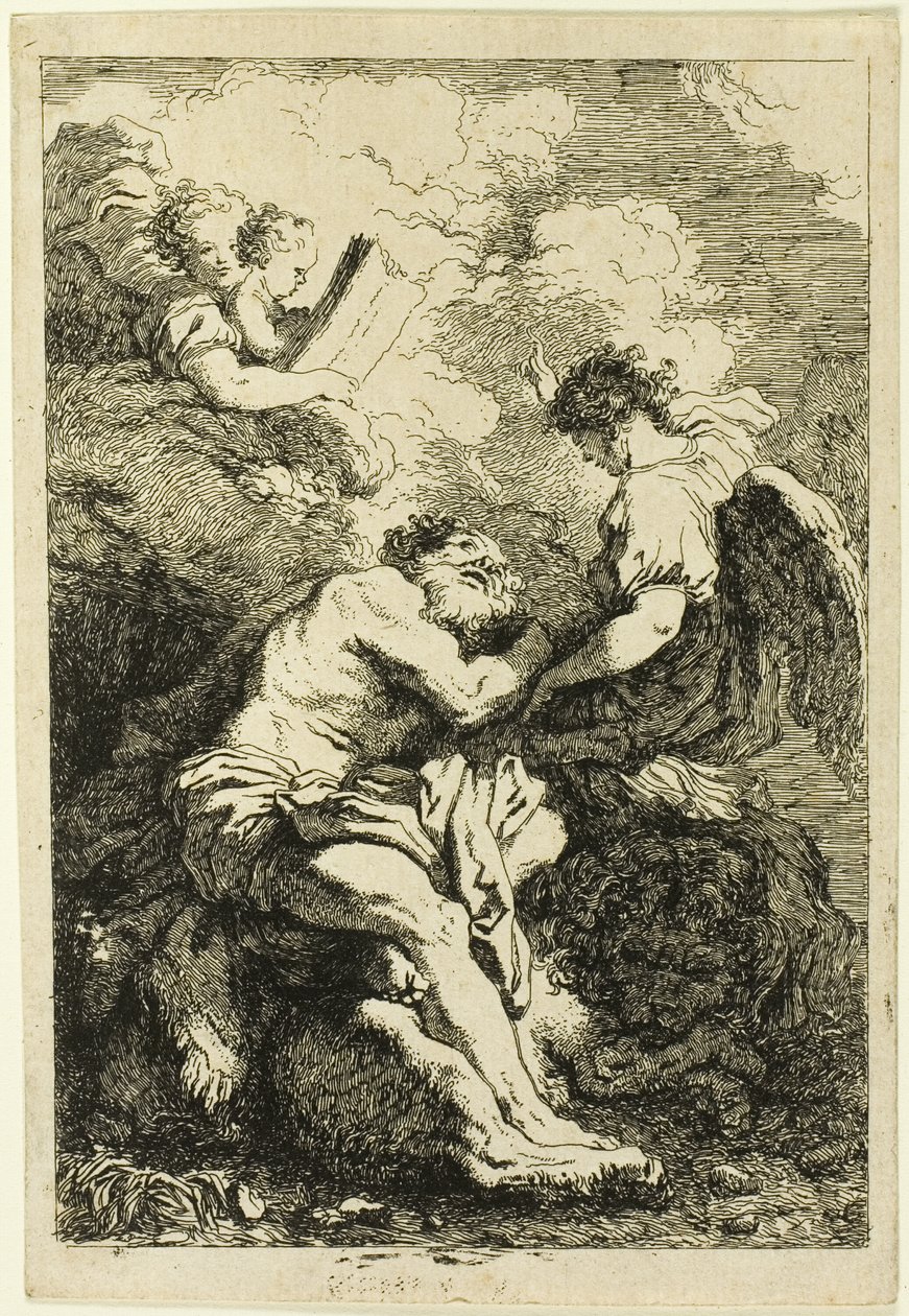 Święty Jerome autorstwa Jean Honore Fragonard