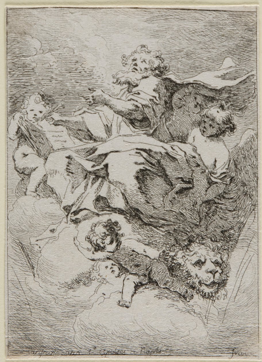 Święty Marek autorstwa Jean Honore Fragonard