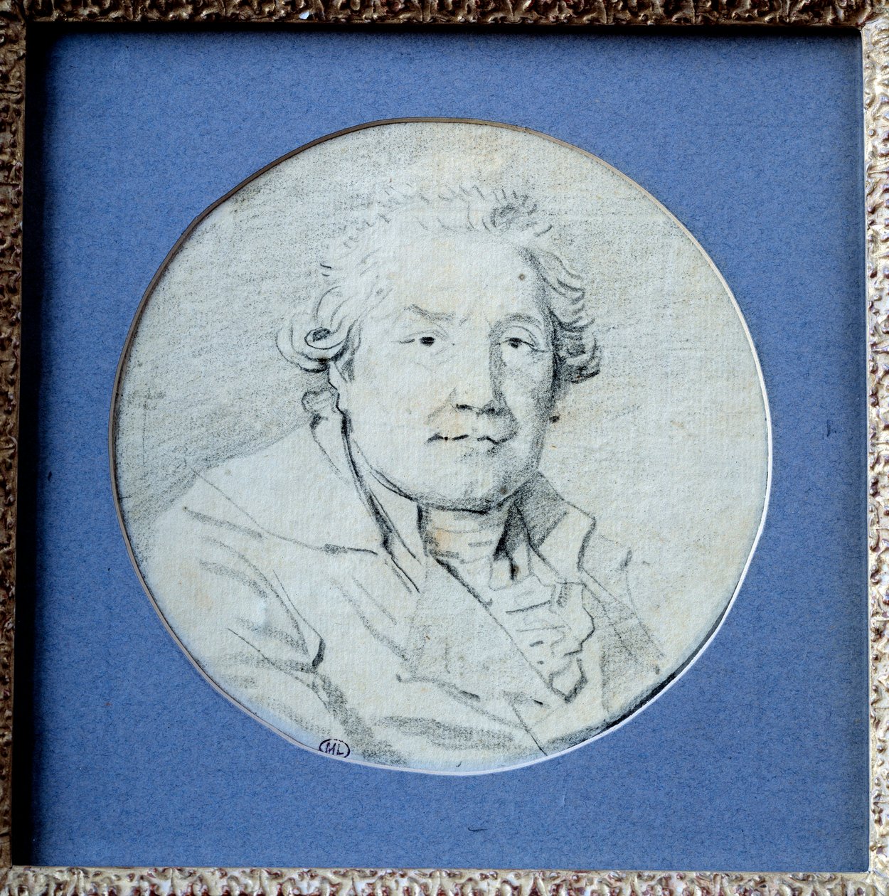 Autoportret. Rysunek Jeana Honore Fragonarda (1732-1806) autorstwa Jean Honore Fragonard