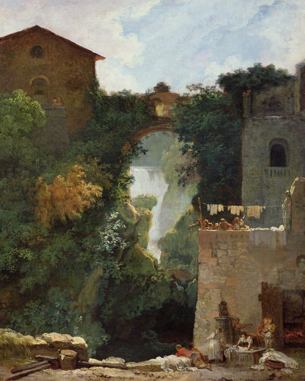 Тиволи поли хүрхрээ autorstwa Jean Honore Fragonard