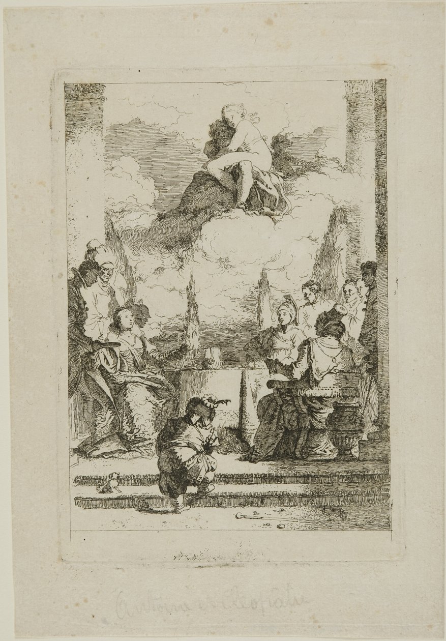 Święto Antoniego i Kleopatry autorstwa Jean Honore Fragonard