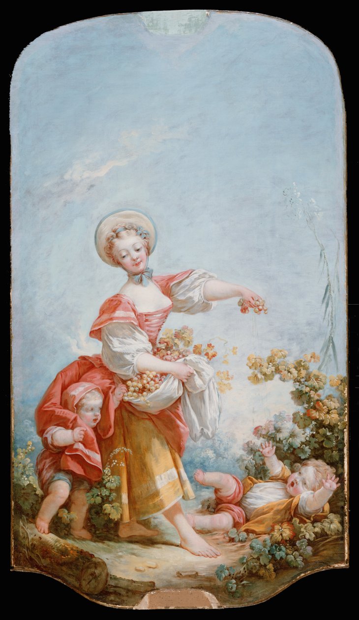 Zbieracz winogron, 1748-52 autorstwa Jean Honore Fragonard
