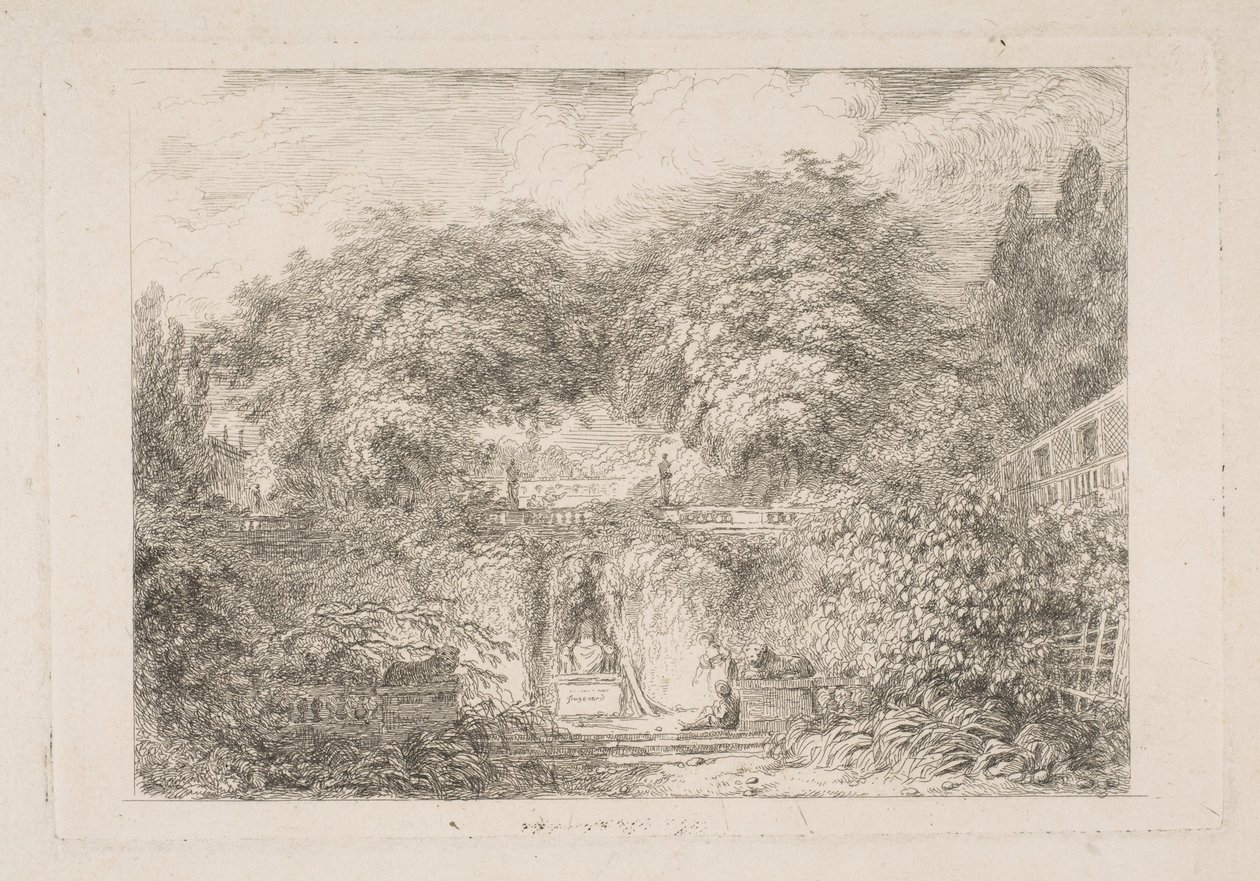 Mały Park, ca. 1763. autorstwa Jean Honore Fragonard
