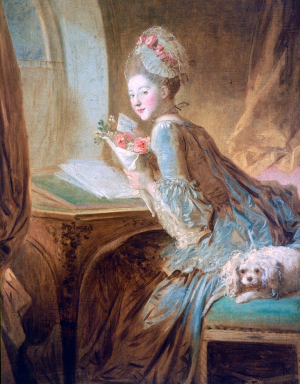 List miłosny, c1770 autorstwa Jean Honore Fragonard