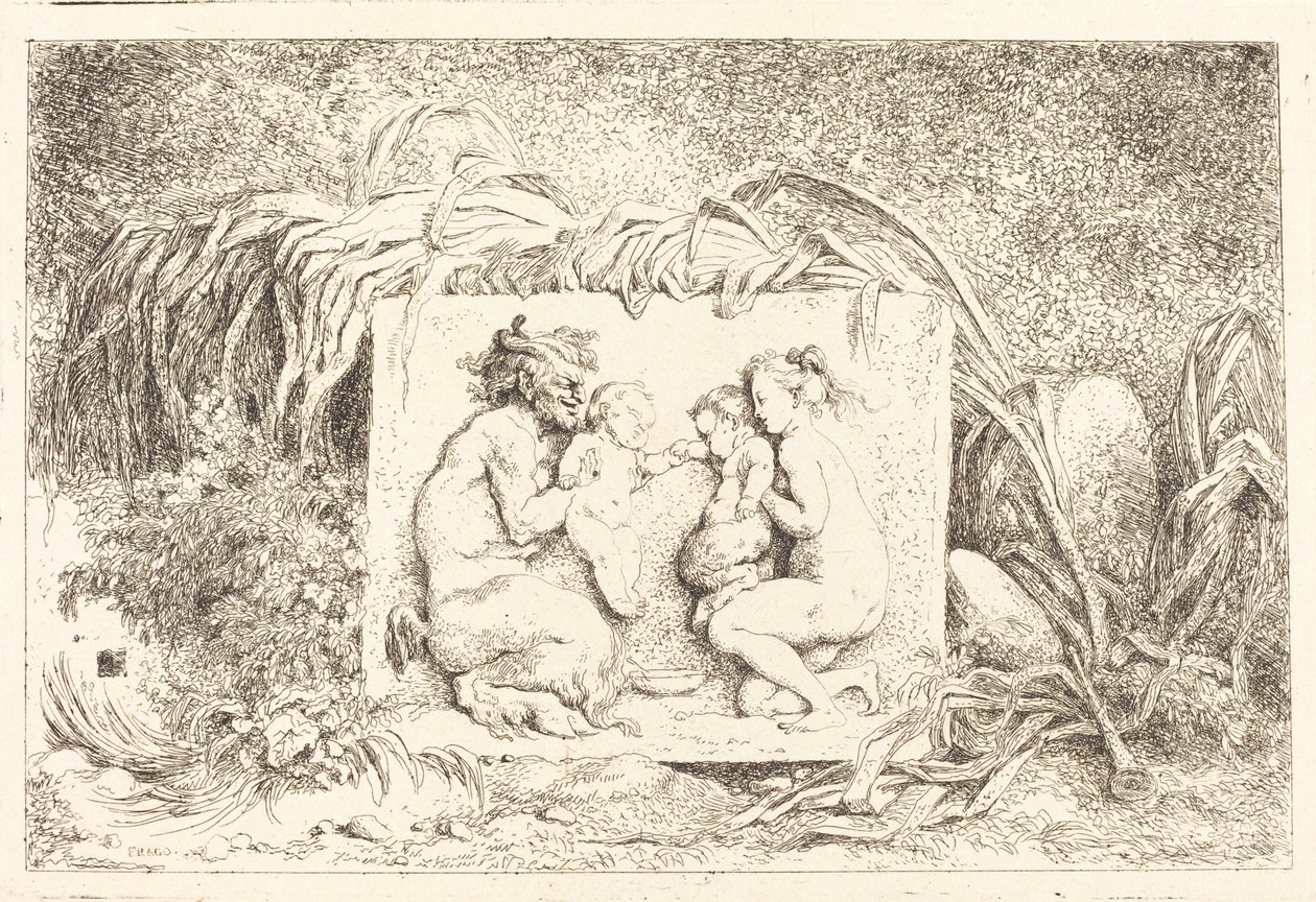 Rodzina Satyrów autorstwa Jean Honore Fragonard