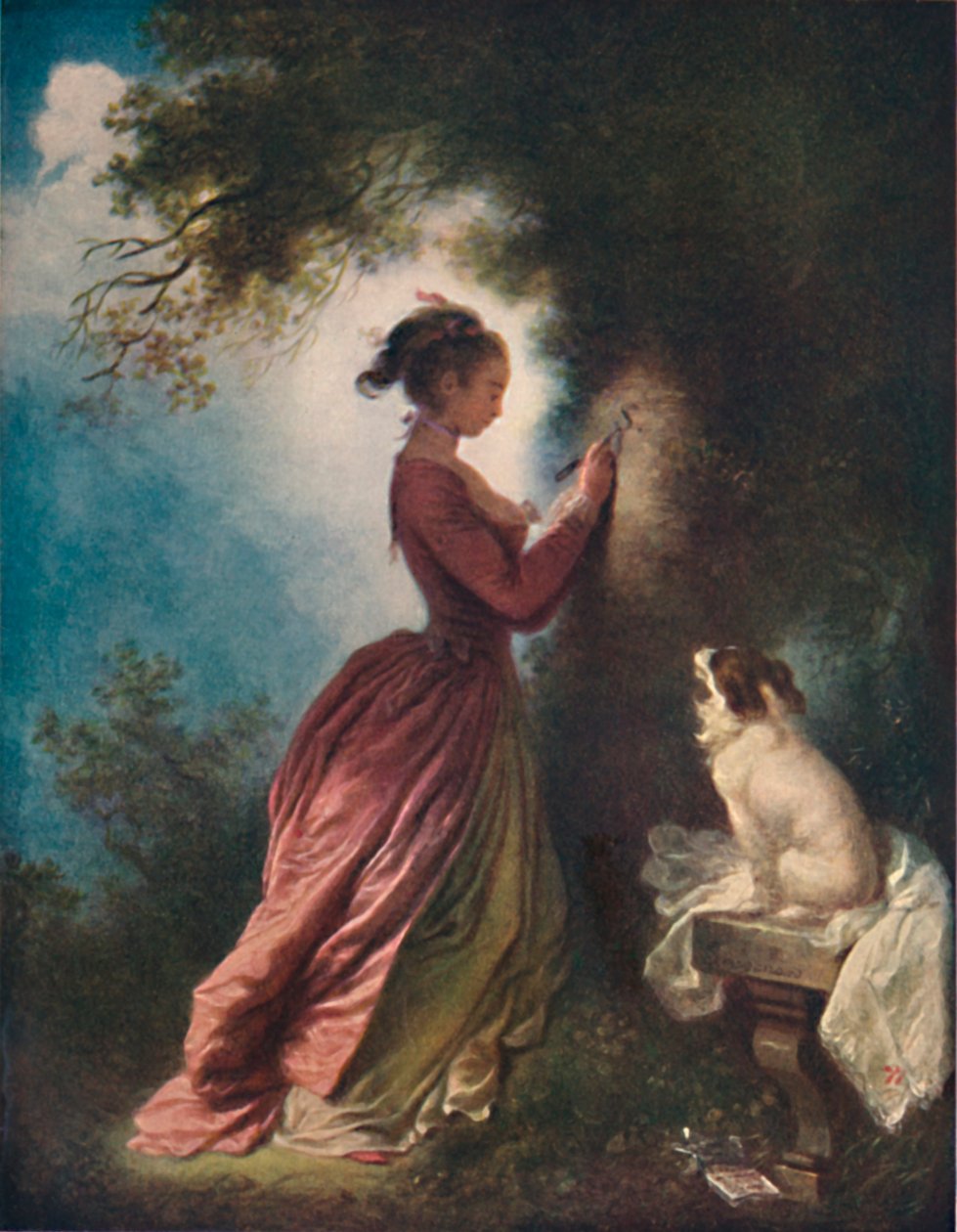 Pamiątka Szyfr Miłości, c1775-80, 1911 autorstwa Jean Honore Fragonard