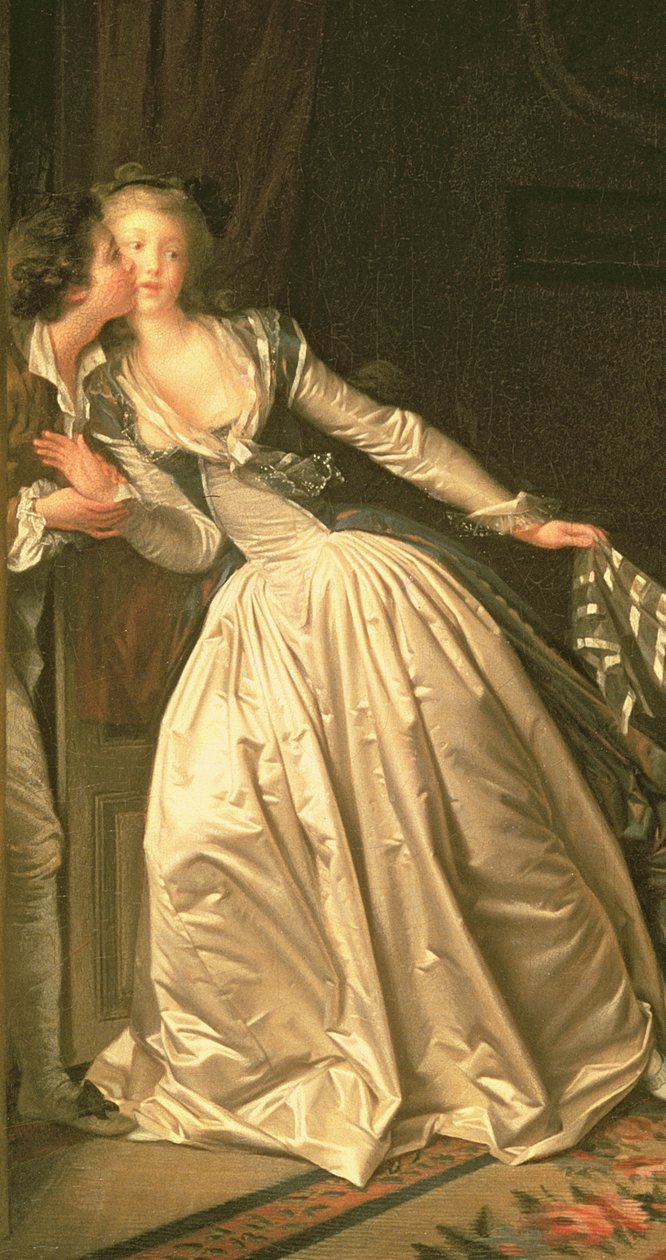 Skradziony pocałunek, c.1788 (szczegóły 37519) autorstwa Jean Honore Fragonard