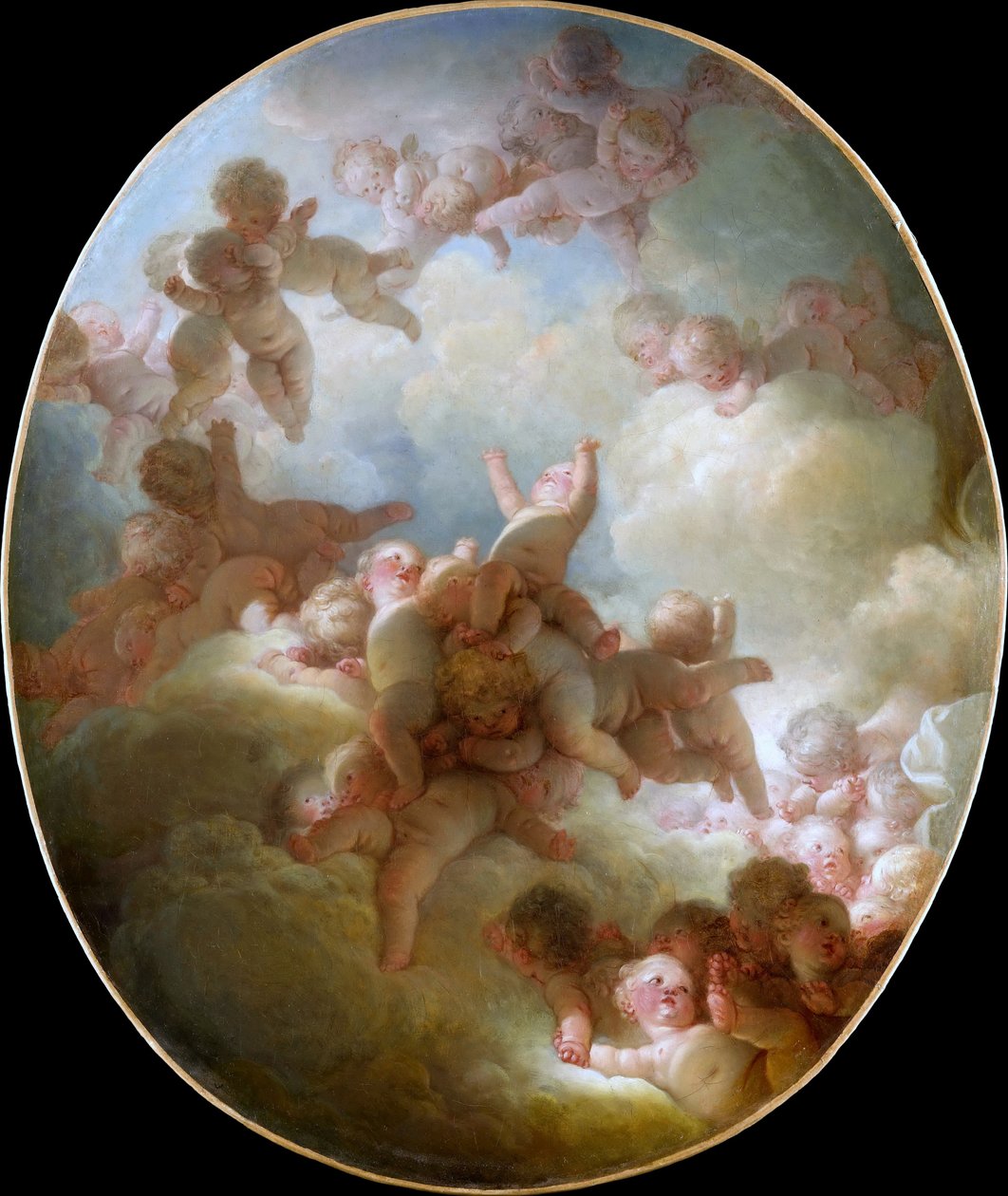 Rój Kupidynów autorstwa Jean Honore Fragonard