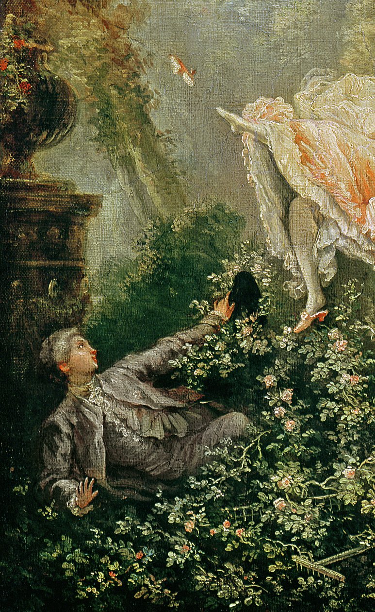 Huśtawka (detal 156532) autorstwa Jean Honore Fragonard