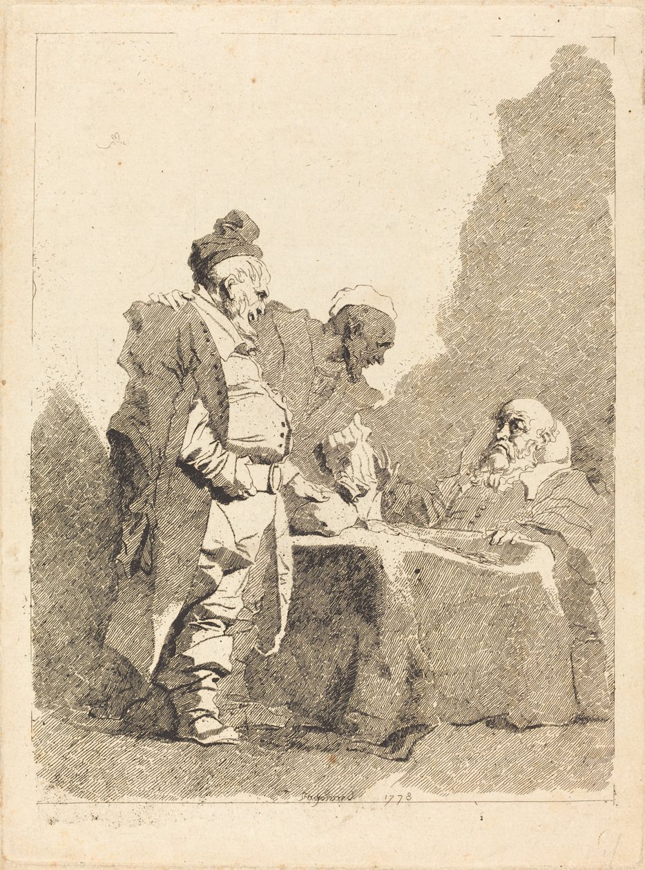 Poborcy podatkowi (Les zdrajcy) autorstwa Jean Honore Fragonard