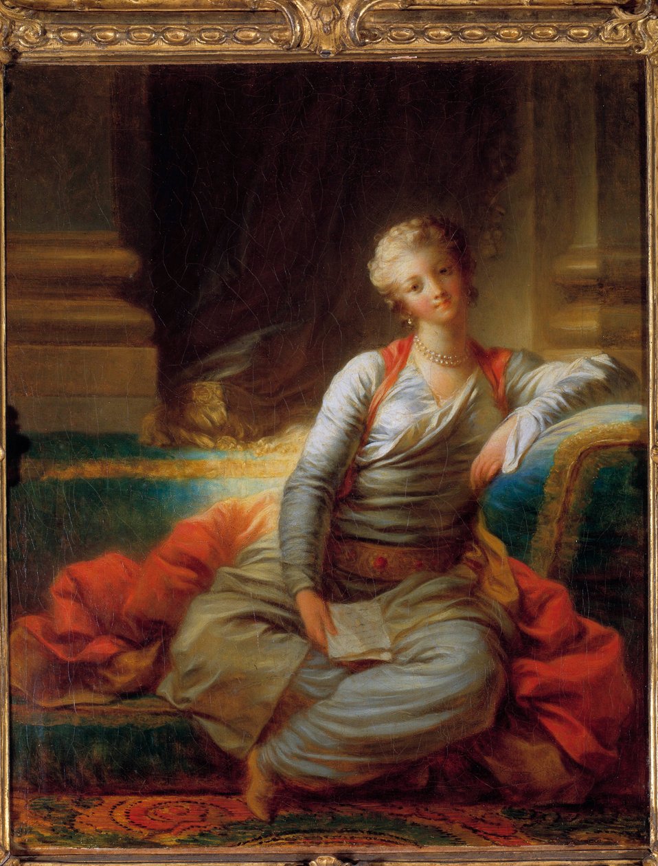 Sułtan ma perłowy obraz Jeana Honore Fragonarda (1732-1806) z XVIII wieku. Prywatna kolekcja. autorstwa Jean Honore Fragonard