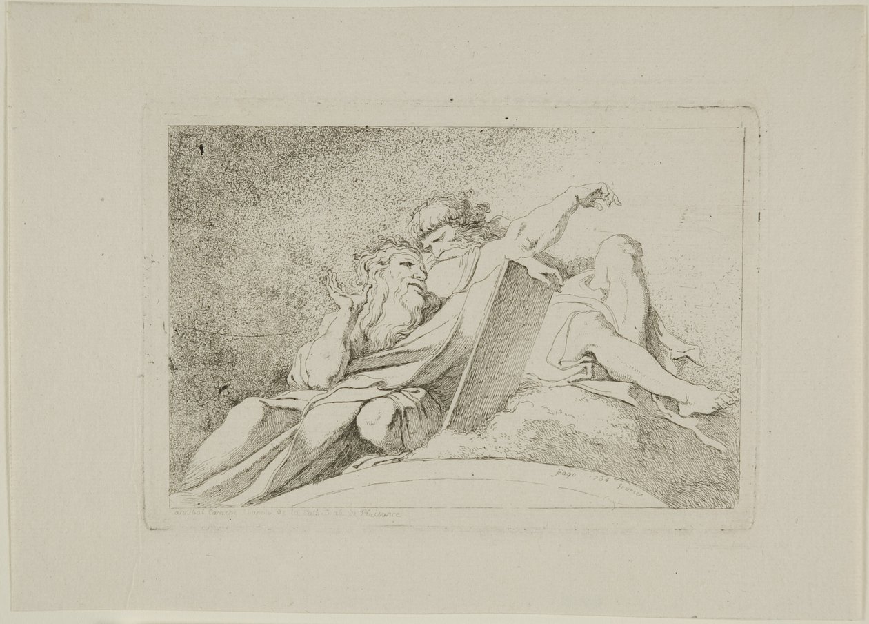 Dwóch proroków autorstwa Jean Honore Fragonard